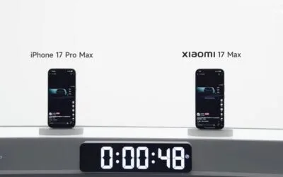 Xiaomi 17 Max arrasa iPhone 17 Pro Max em teste de bateria épico